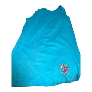 Winlar Aqua Bathing Suit Cover Up size Large with Beach Scene